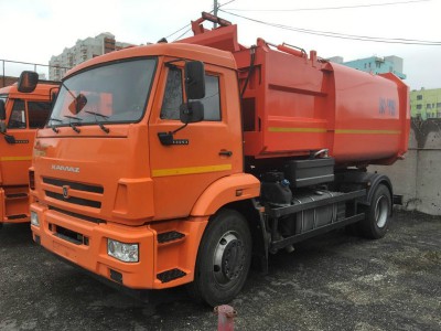 Мусоровоз КО-449-19 с боковой загрузкой на базе КАМАЗ-43253, 15,5 м³, 6300 кг