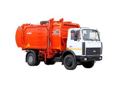 Мусоровоз КО-440-8 с боковой загрузкой на базе МАЗ-5340В2, 18 м³, 7150 кг