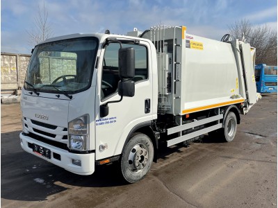 Мусоровоз Katmerciller КАТ8 (8м3) на шасси Isuzu NQR 90 (9.5 т.)